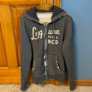 Hollister men’s zipper hoodie